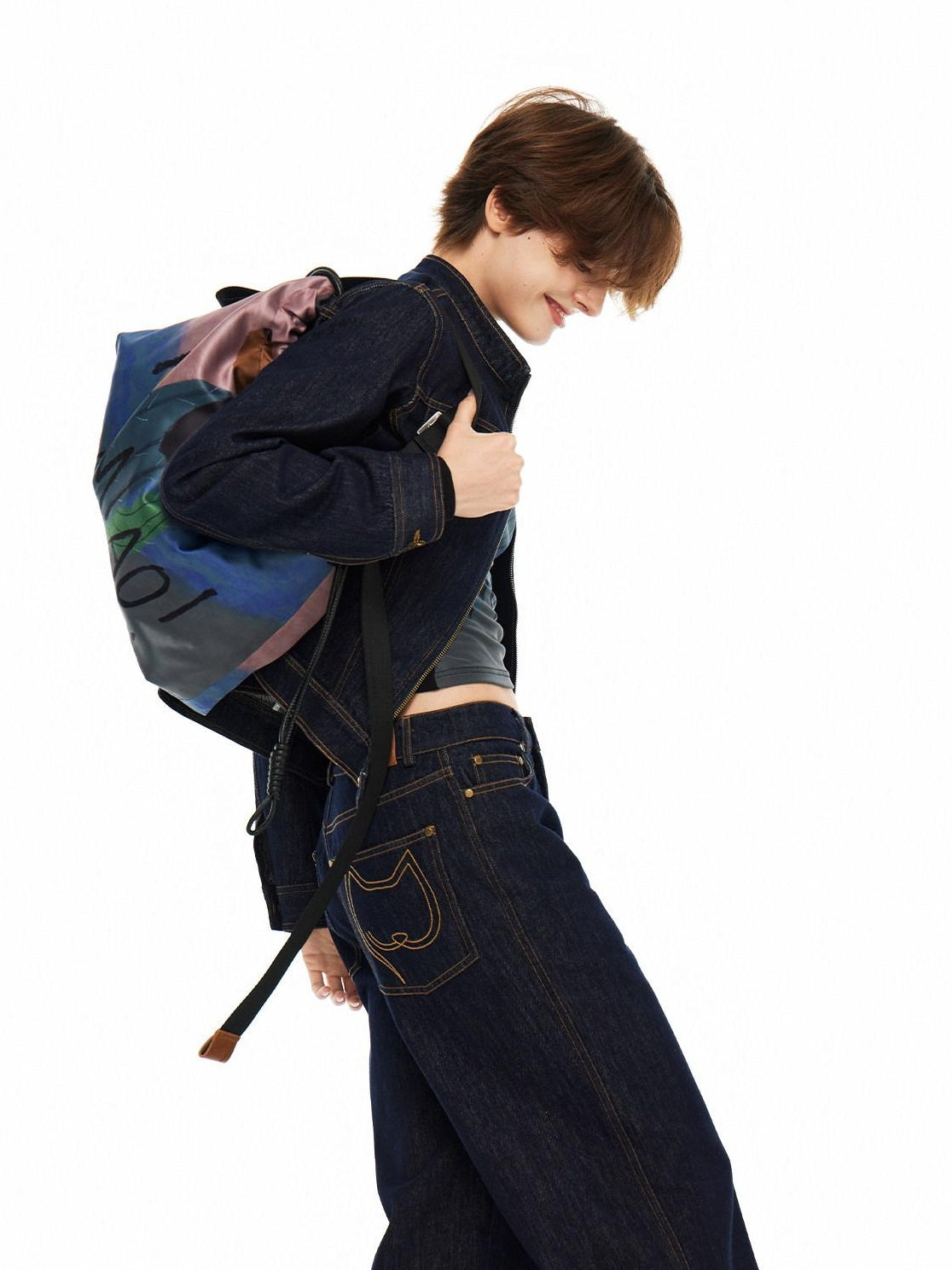 OuttheBlue Soft Cotton Blend Regular Fit Denim Blue Casual Essential Denim Jackets
