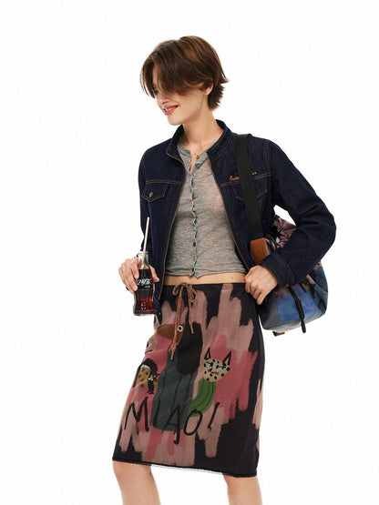 OuttheBlue Soft Cotton Blend Regular Fit Denim Blue Casual Essential Denim Jackets