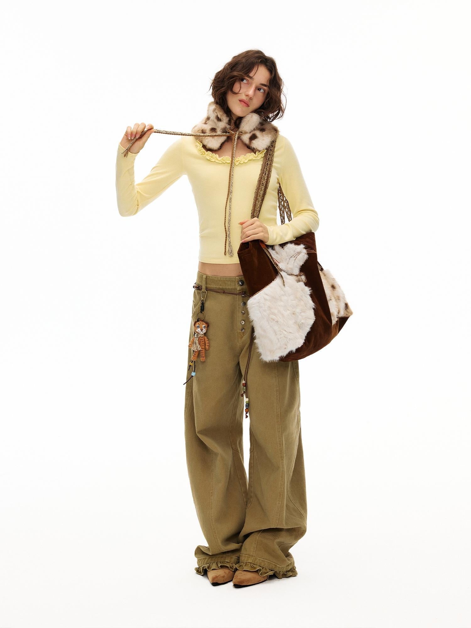 OuttheBlue Soft Lightweight Polyester Polka Dot Design For Women Versatile Accessory Scarf