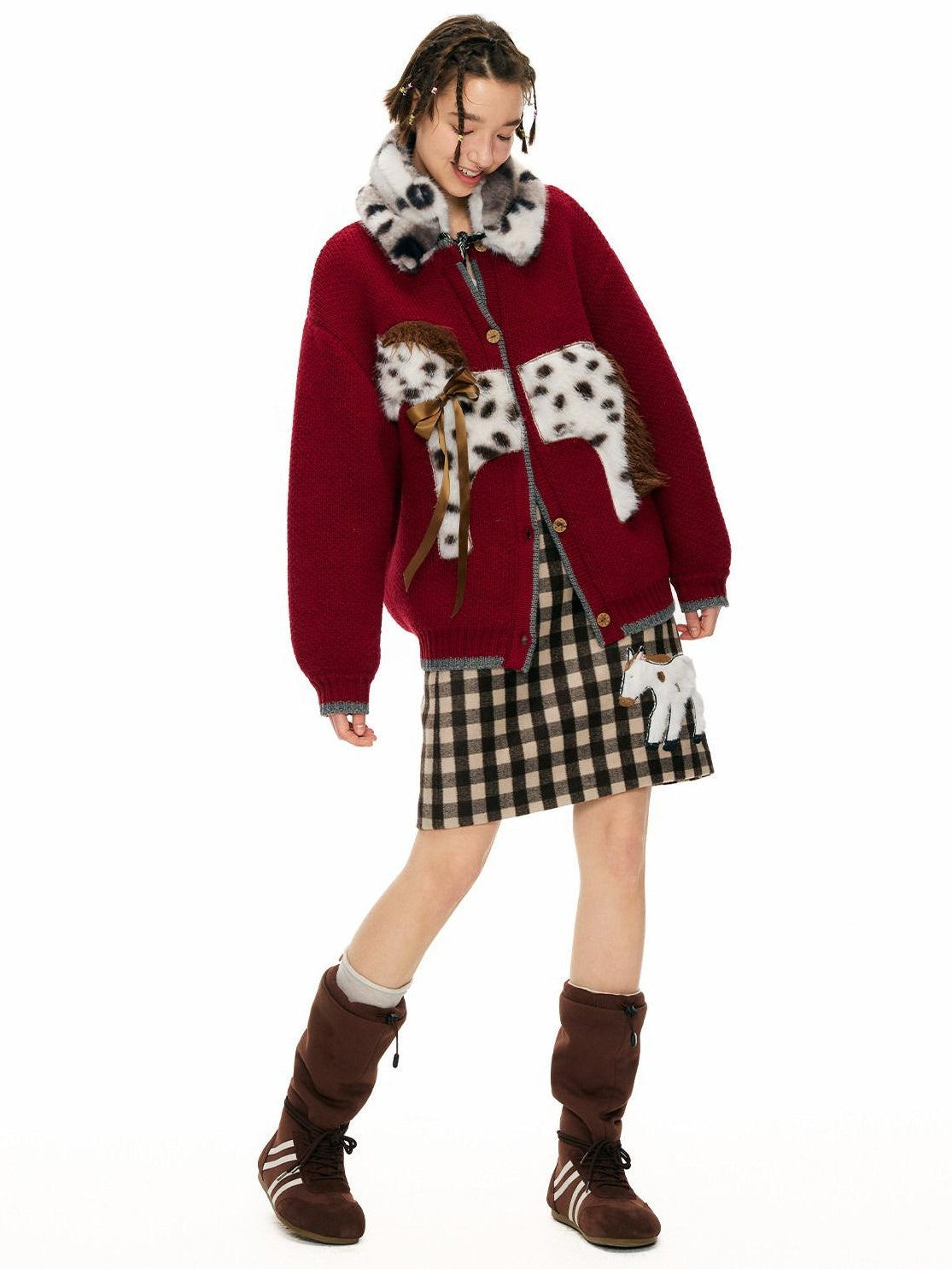 OuttheBlue Soft Lightweight Polyester Polka Dot Print Women Fashion Scarves