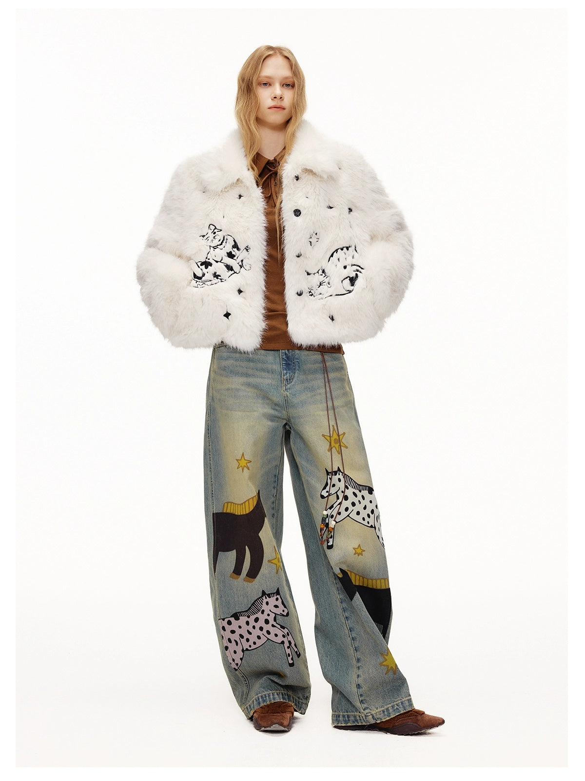 OuttheBlue Soft Viscose Wool Blend Slim Fit Henley Long Sleeve Casual Women Cocoa T-Shirt