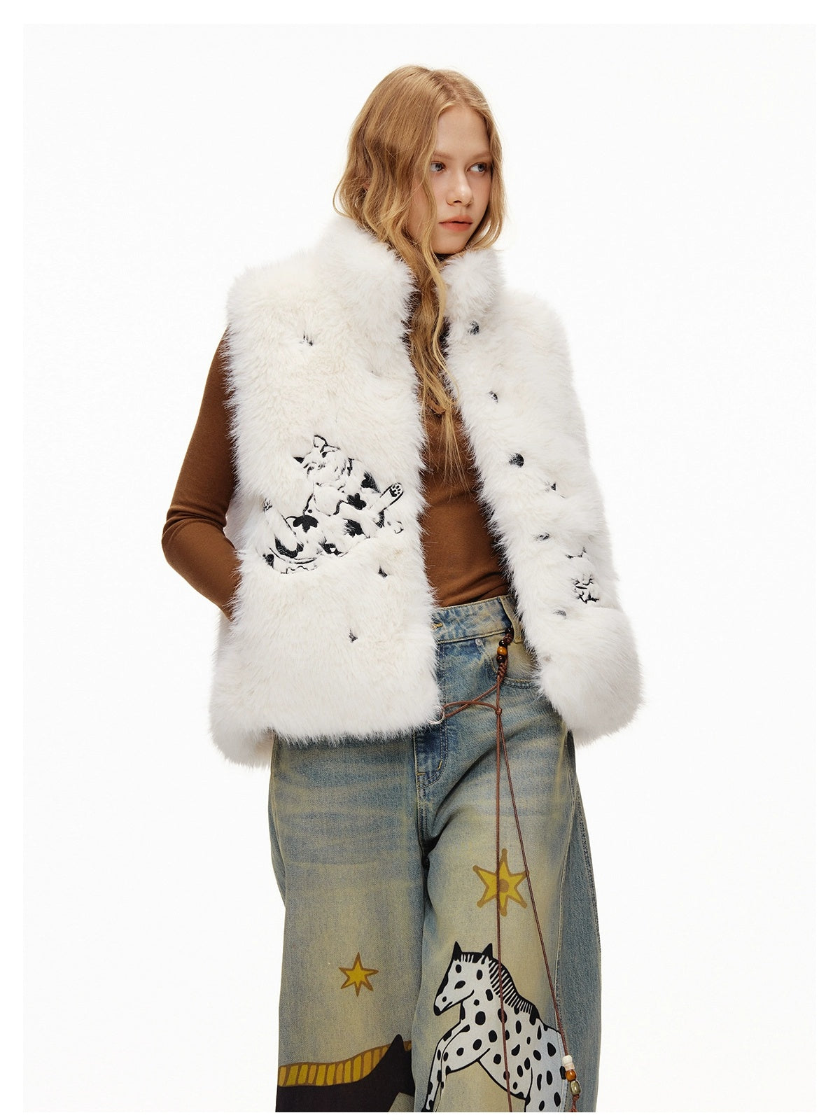 OuttheBlue Soft Viscose Wool Blend Slim Fit Henley Long Sleeve Casual Women Cocoa T-Shirt