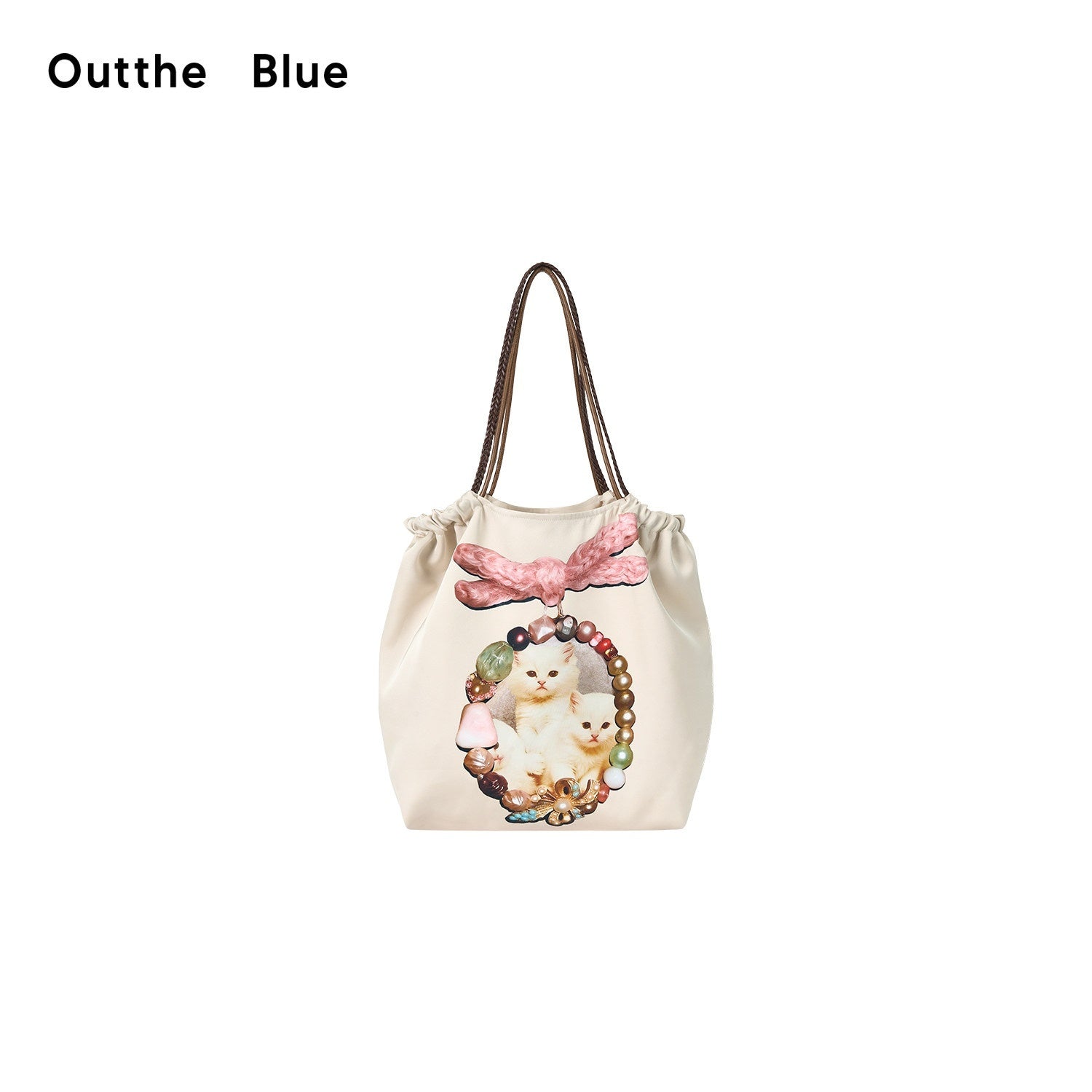 OuttheBlue_Spacious_Olive_Green_And_Cream_Commuter_Tote_For_Women_New_Arrival_Handbags_MISSTT
