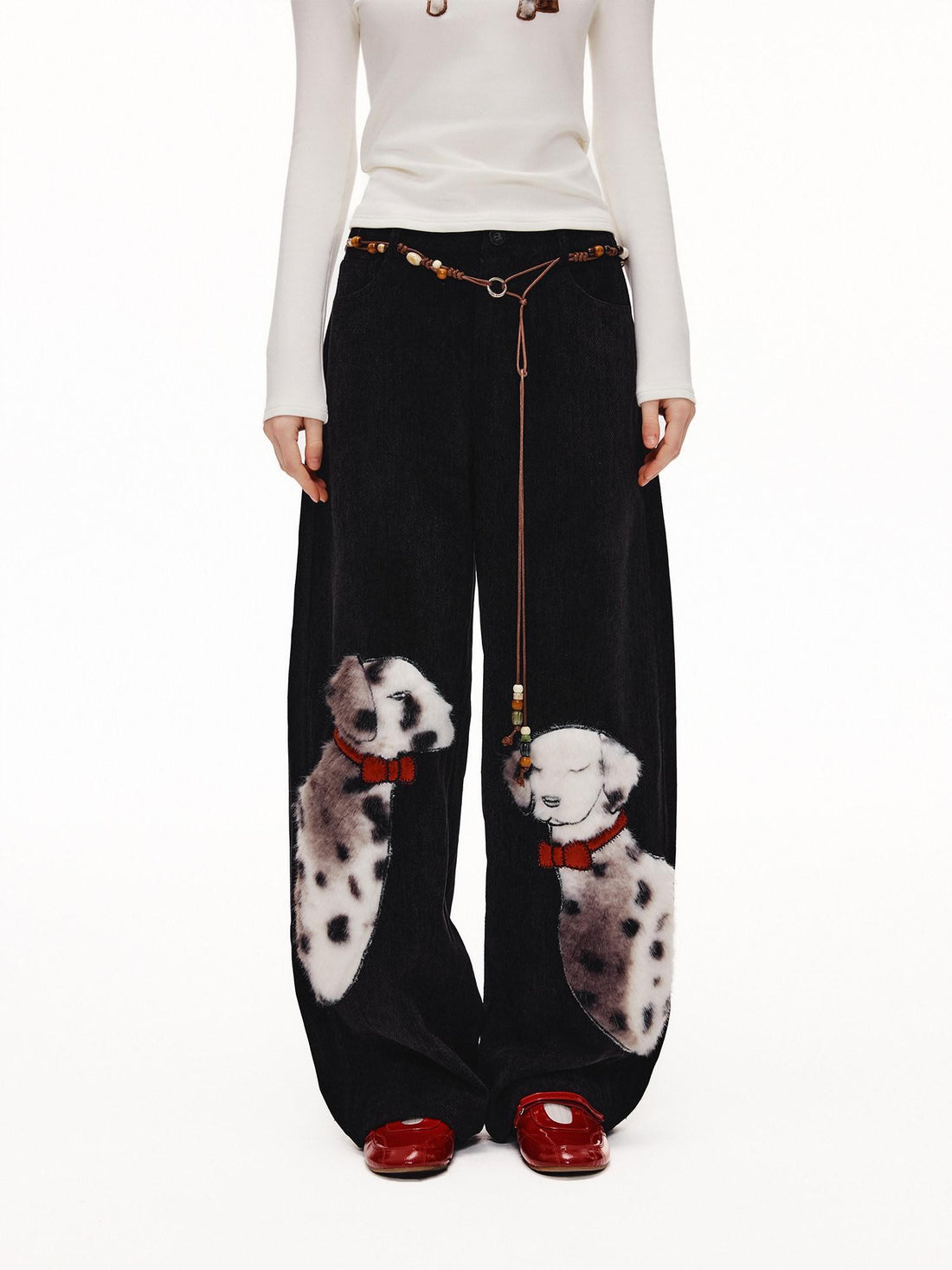 OuttheBlue Spotted Applique Women&