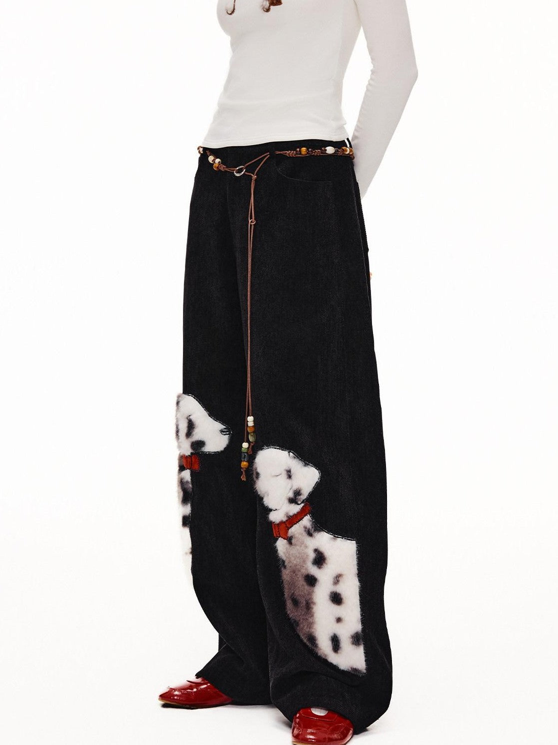 OuttheBlue Spotted Applique Women&