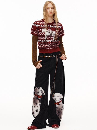 OuttheBlue Spotted Applique Women&