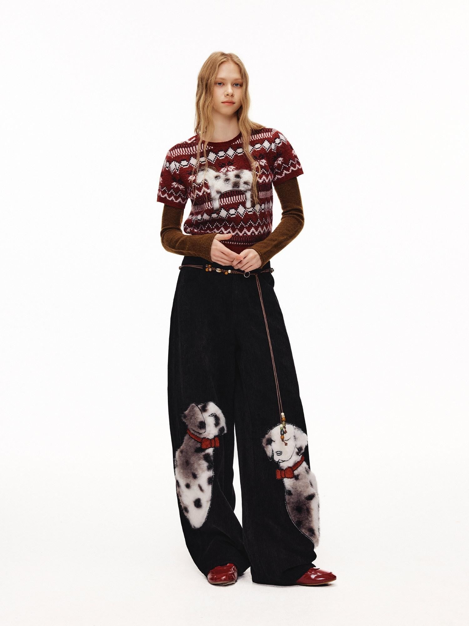 OuttheBlue Spotted Applique Women&