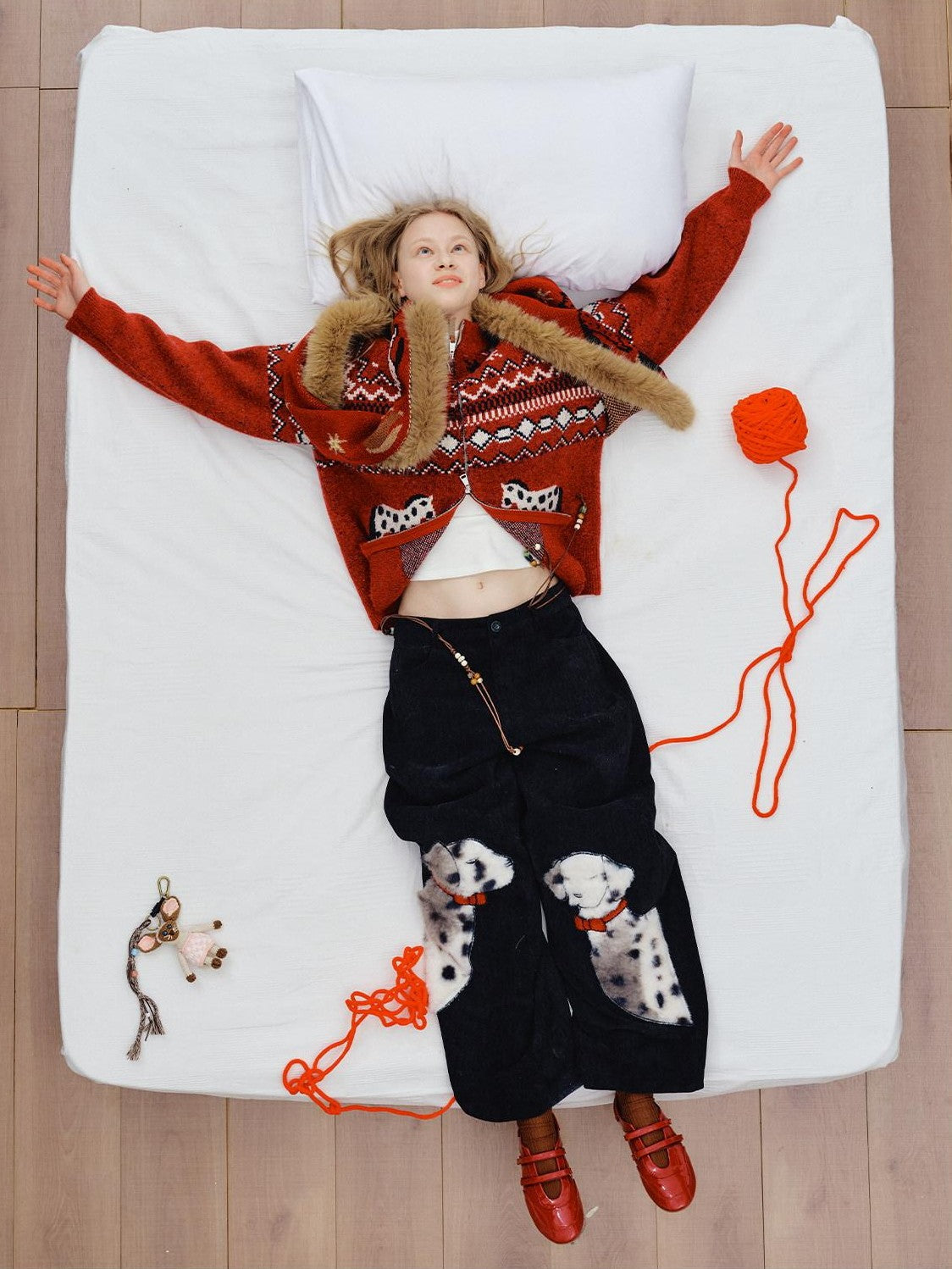 OuttheBlue Spotted Applique Women&