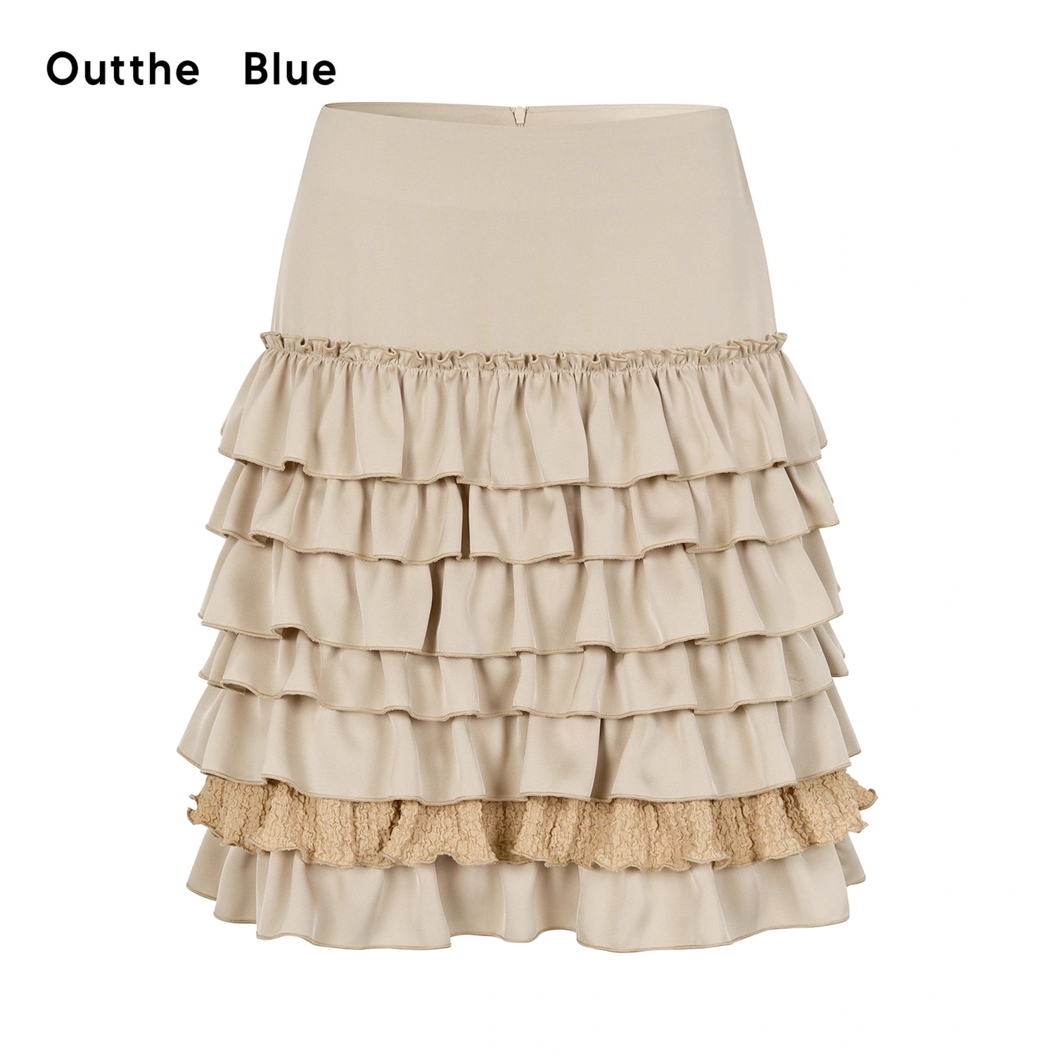 OuttheBlue_Stacked_Pleated_Midi_Cake_Skirt_In_Khaki_MISSTT