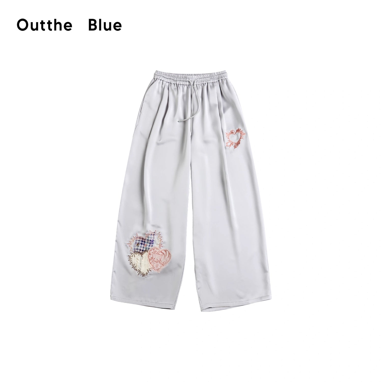 OuttheBlue_Summer_Patchwork_Embroidered_Satin_Trousers_MISSTT
