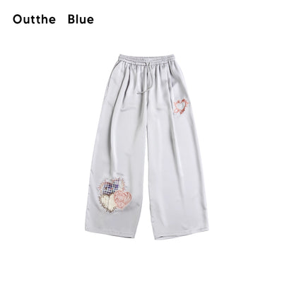 OuttheBlue_Summer_Patchwork_Embroidered_Satin_Trousers_MISSTT