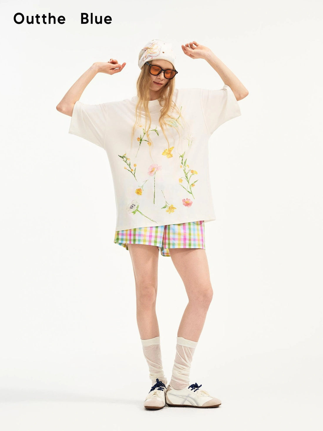 OuttheBlue Summer White Floral T-shirt