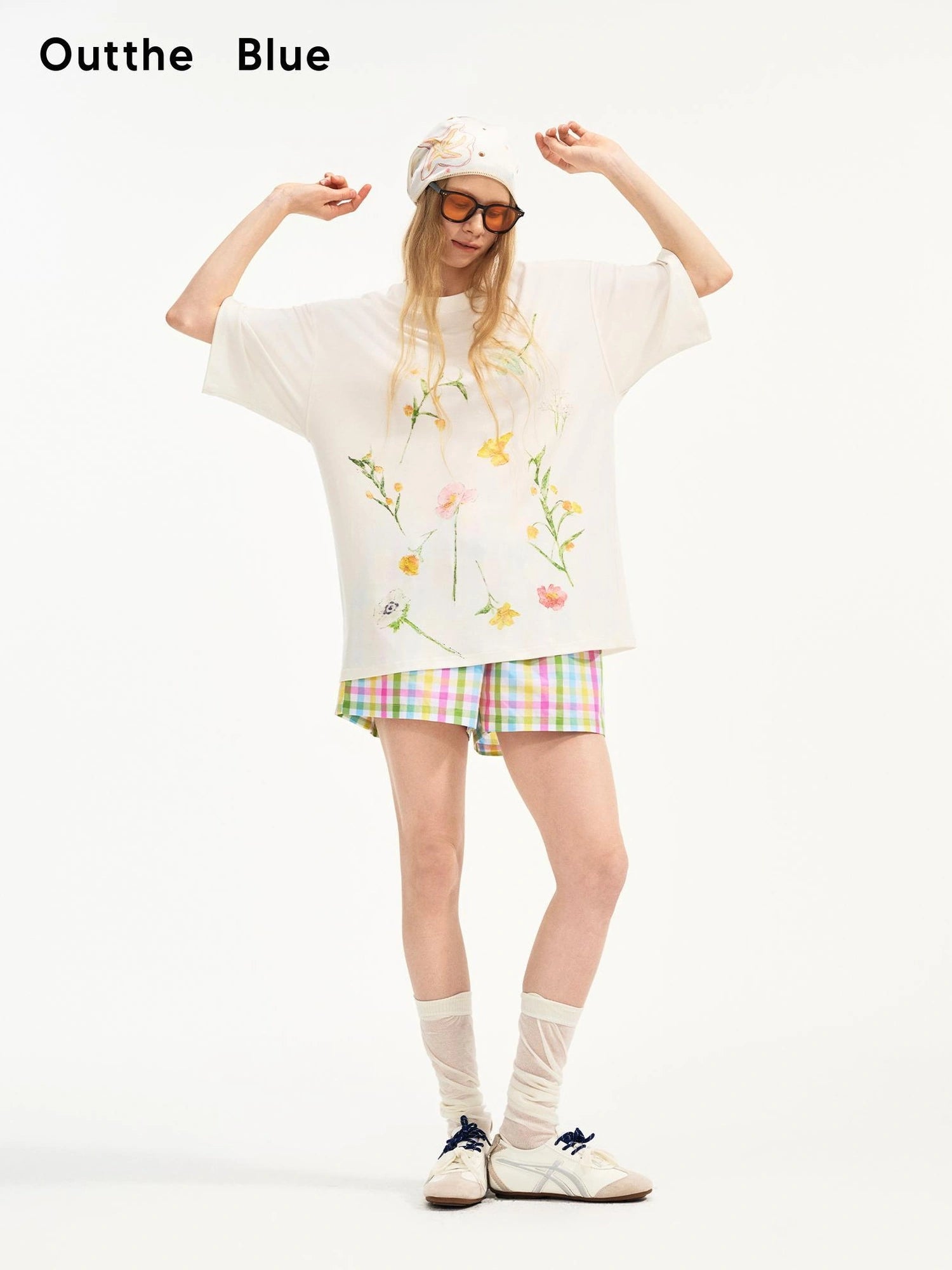 OuttheBlue Summer White Floral T-shirt