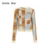 OuttheBlue Tencel Button Long Sleeve Cardigan And Skirt Women Two Piece Top & Skirt Sets
