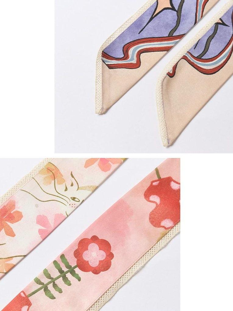 OuttheBlue Vibrant Animal Print Decorative Western Unisex Purple Pink Green Belts