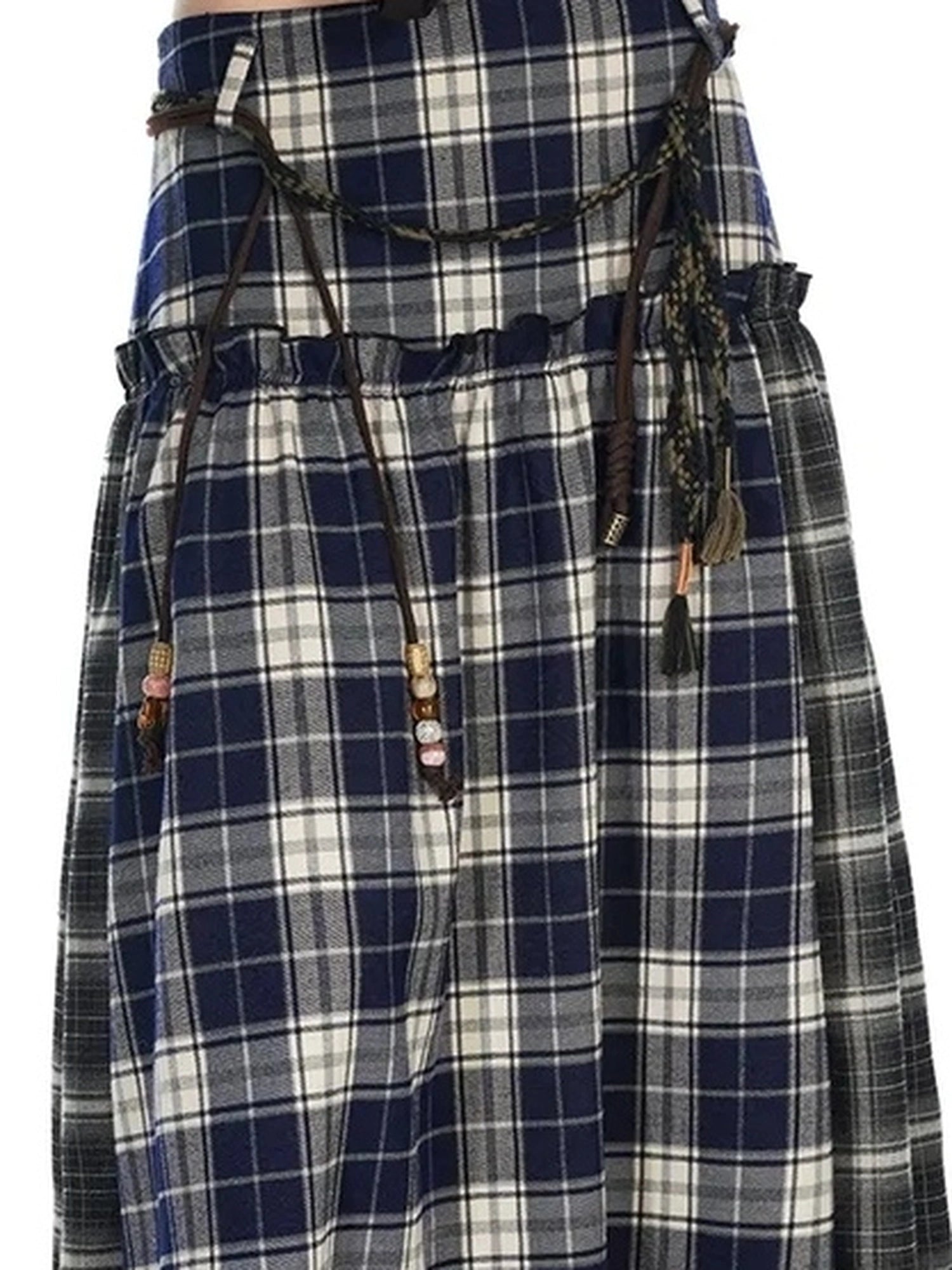 OuttheBlue Vintage Beaded Logo Waist Rope