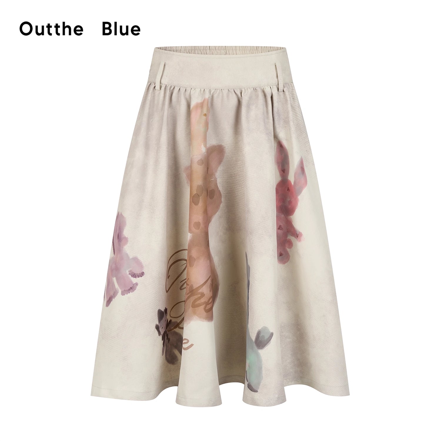 OuttheBlue_Vintage_Flared_Cat_Doll_Paradise_Midi_Skirt_MISSTT