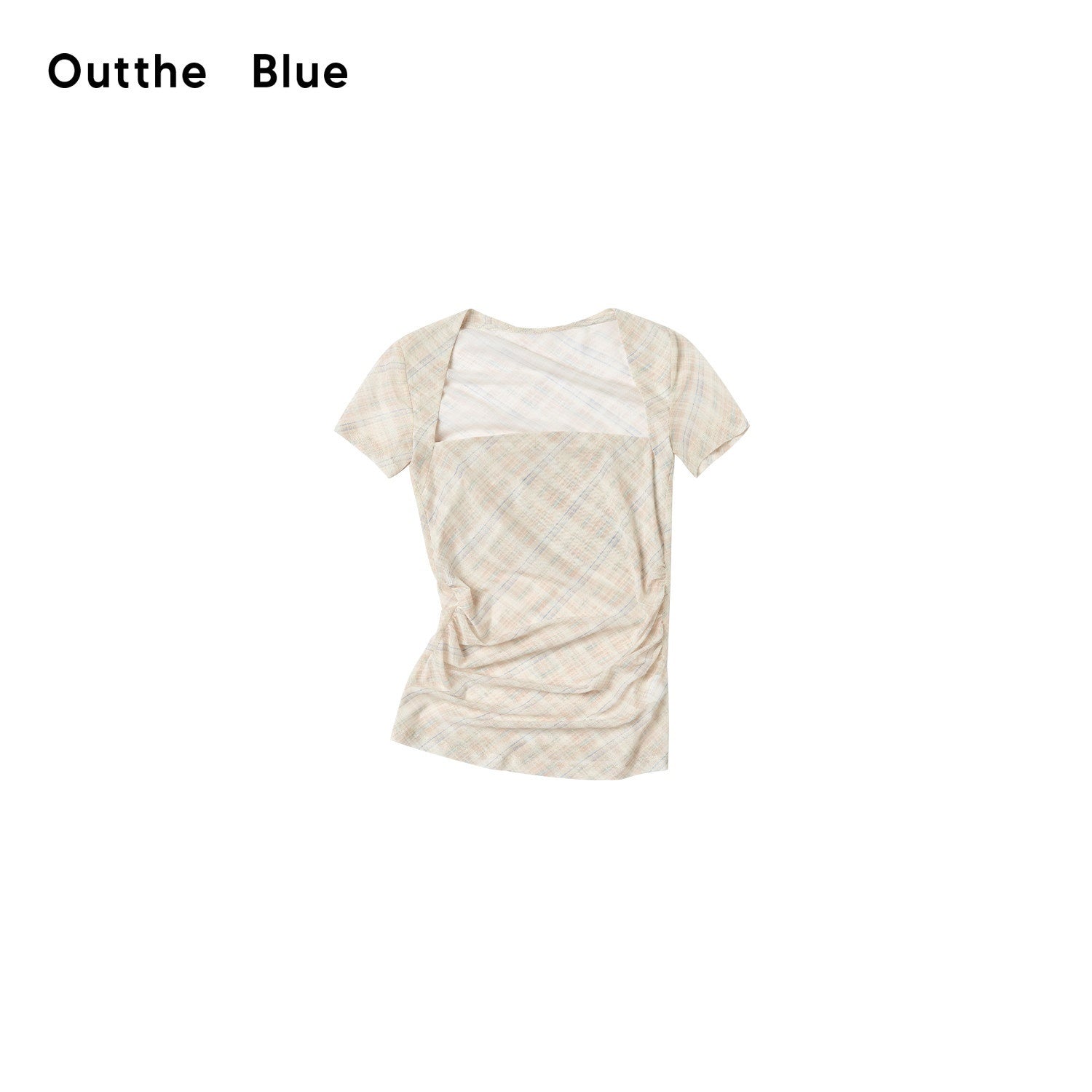 OuttheBlue_Vintage_Plaid_Square_Neck_Slim_Cropped_Women&