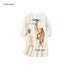 OuttheBlue_Vintage_Printed_Puff_Sleeve_A_Line_Women&