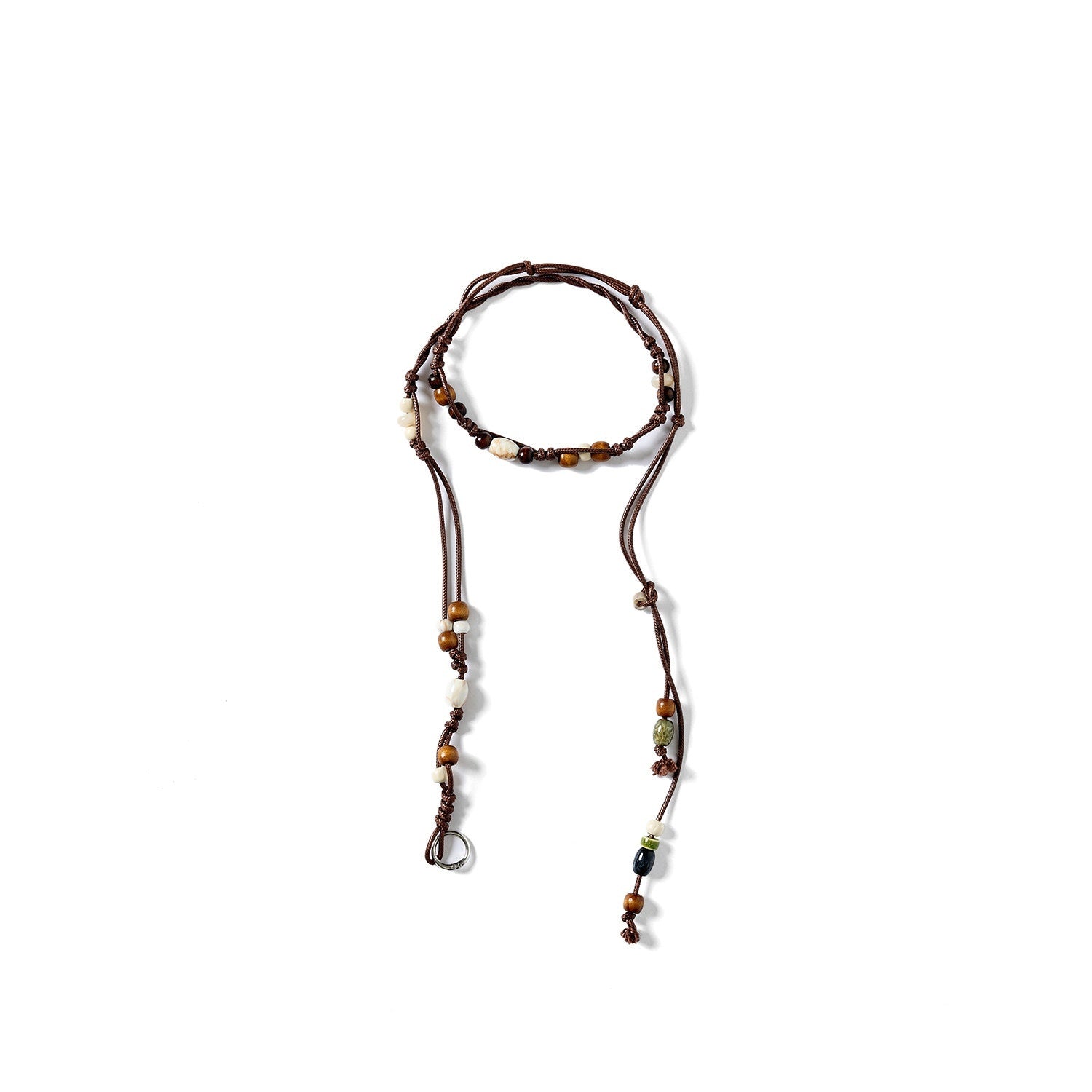 OuttheBlue Vintage Waist Chain Casual Unisex Dark Brown Adjustable 110Cm Belts
