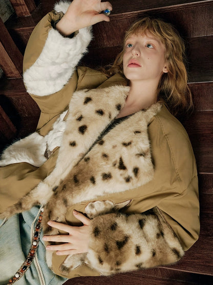 OuttheBlue Warm 90 Percent White Duck Down Casual Khaki No Hood Women Down Jacket