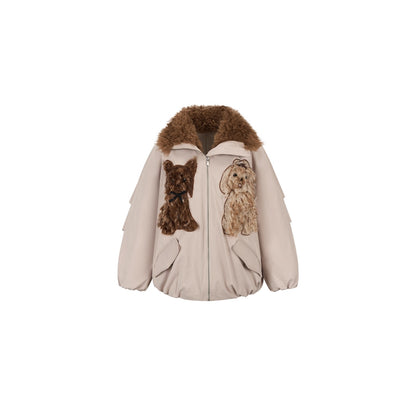 OuttheBlue_Warm_90%_White_Duck_Down_Patch_Embroidery_Loose_Casual_High_Waist_Down_Jacket_MISSTT