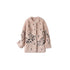 OuttheBlue Warm Thick Cotton Lined Embroidered Sweet Loose Women Dusty Pink Puffer Jackets