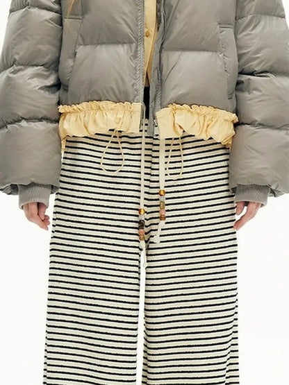 OuttheBlue Water Resistant Padded Shirt Jacket With Contrast Trim