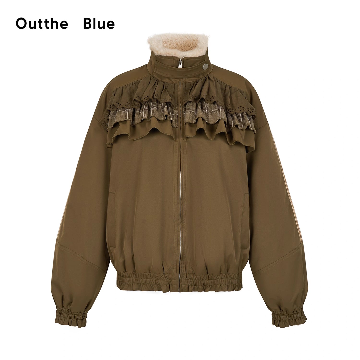 OuttheBlue_Winter_Fleece_Stand_Collar_Cropped_Jacket_MISSTT