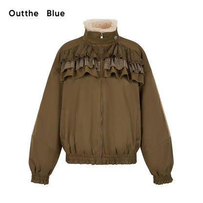 OuttheBlue_Winter_Fleece_Stand_Collar_Cropped_Jacket_MISSTT