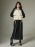 DIDDI MODA Oversized Hoodie Skirt Set Cozy Drop Shoulder Casual Outfit