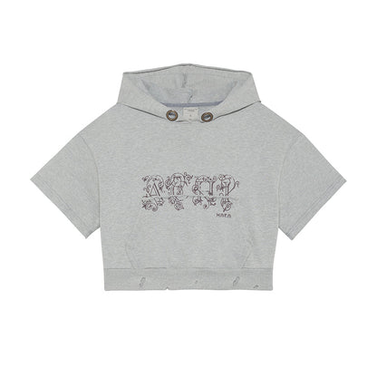 Achihara Vintage Washed Cotton Hoodie Tee