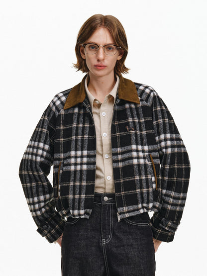 PCLP Warm Thick Polyester Youthful Small Lapel Standard Fit Women Black Jacket