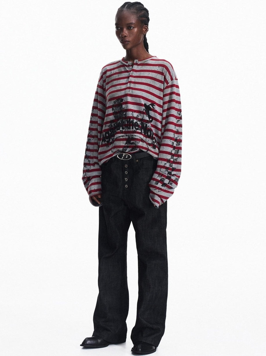 PEOPLESENSE 100% Cotton Selvedge Mid Rise Relaxed Fit Unisex Black Jeans