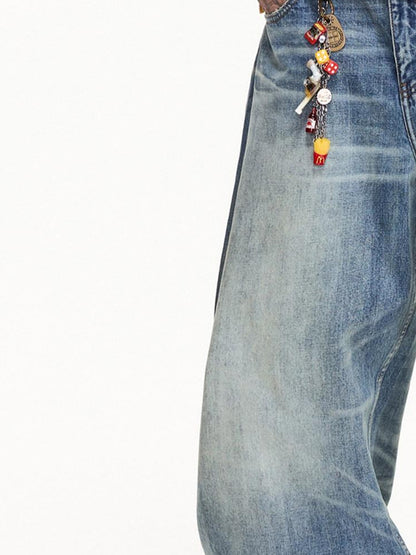 PEOPLESENSE American Vintage Washed Distressed Blade Cut Women&