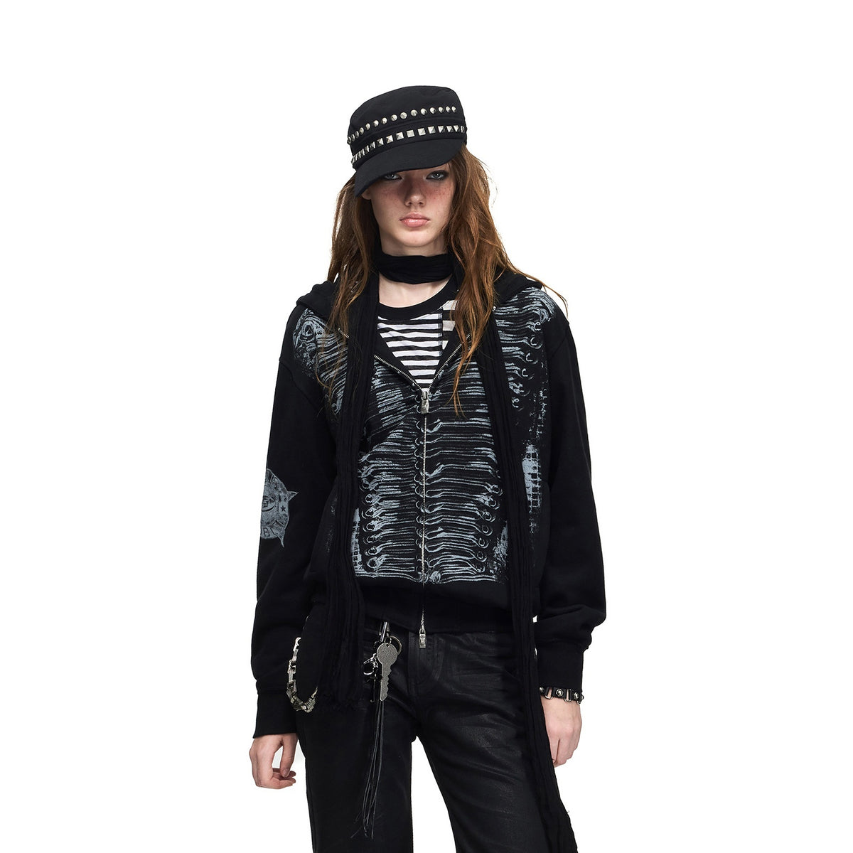 PEOPLESENSE_Distressed_Abstract_Print_Embroidered_Women&