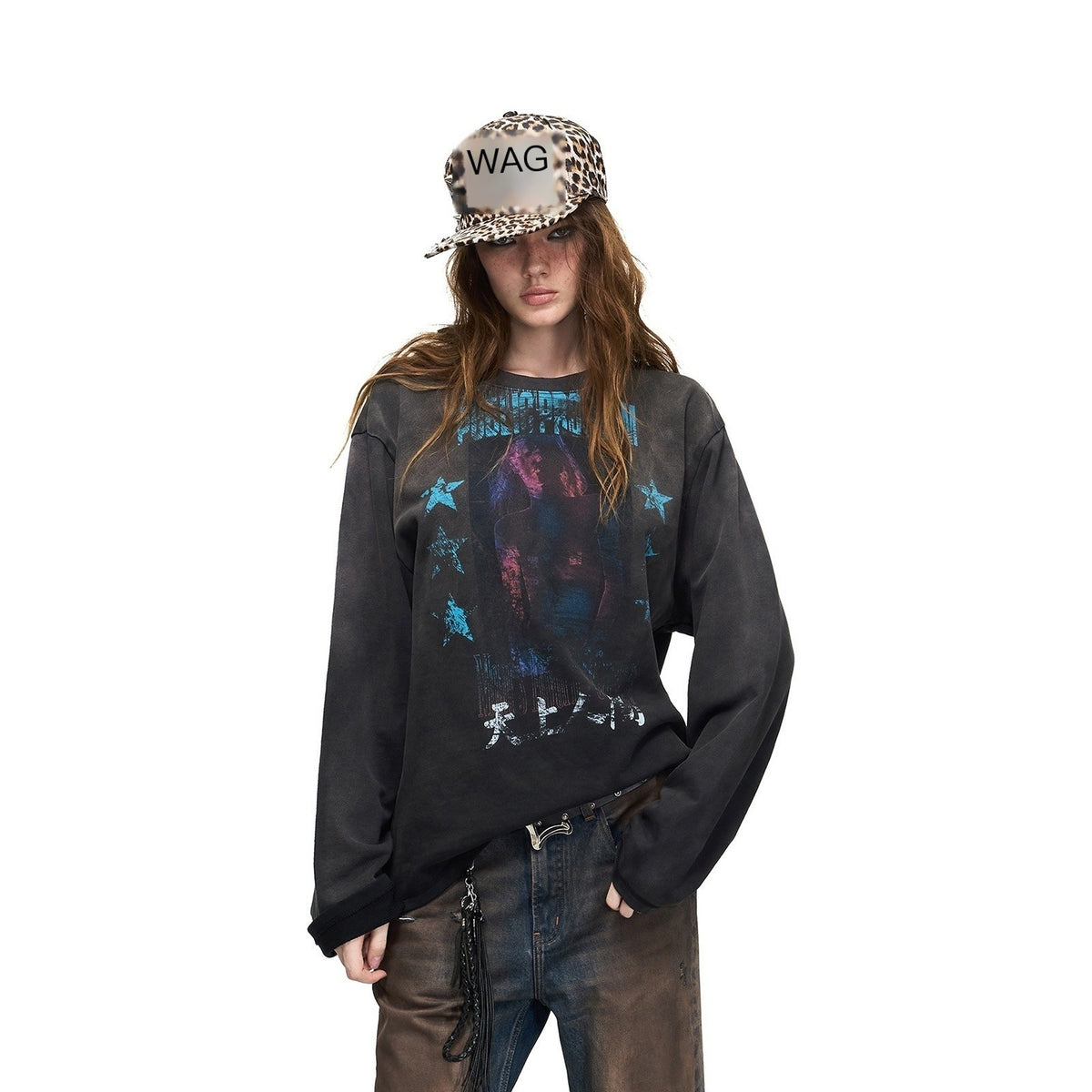 PEOPLESENSE_Distressed_Contrast_Print_Portrait_Loose_Fit_Women&