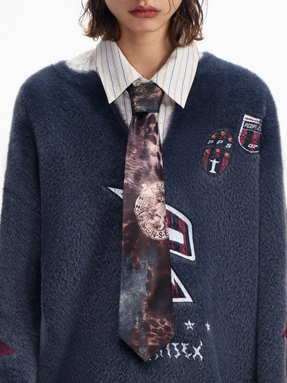 PEOPLESENSE_Premium_Printed_Floral_Wide_Neck_Tie_Casual_Dark_Brown_7Cm_To_12Cm_Accessories_MISSTT