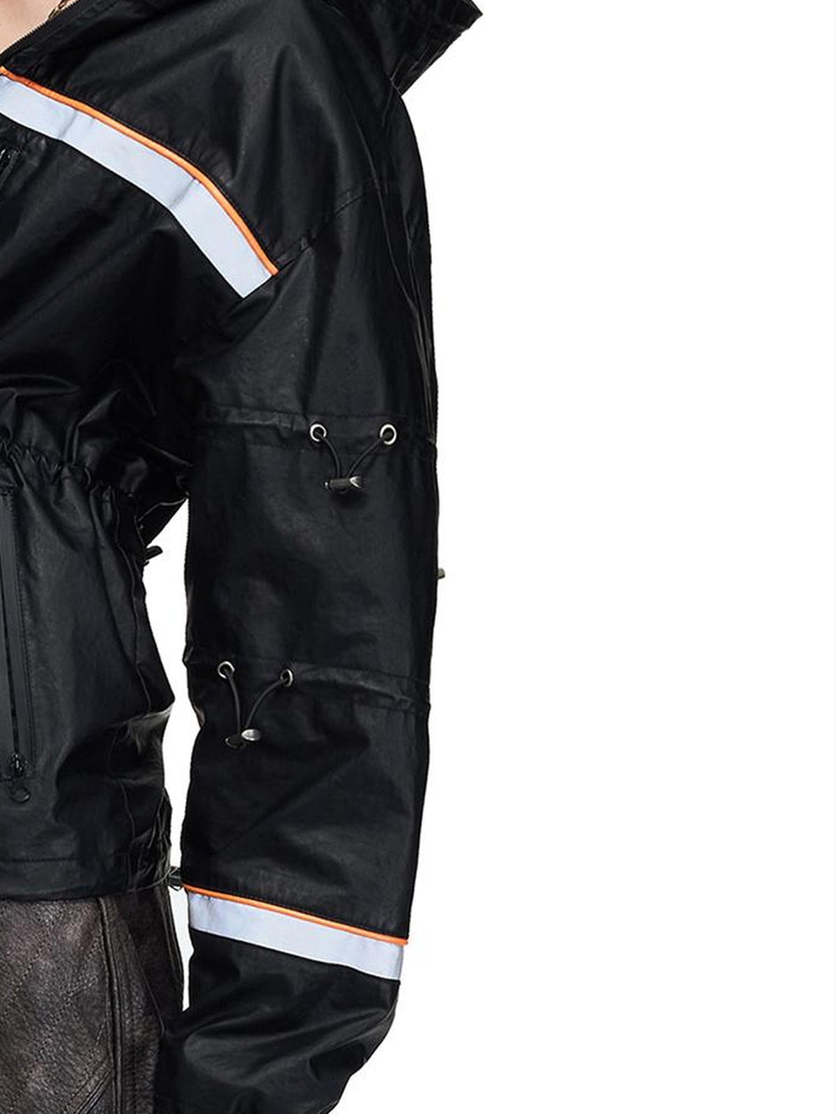 PEOPLESENSE Reflective Techwear Loose Drop Shoulder Women&