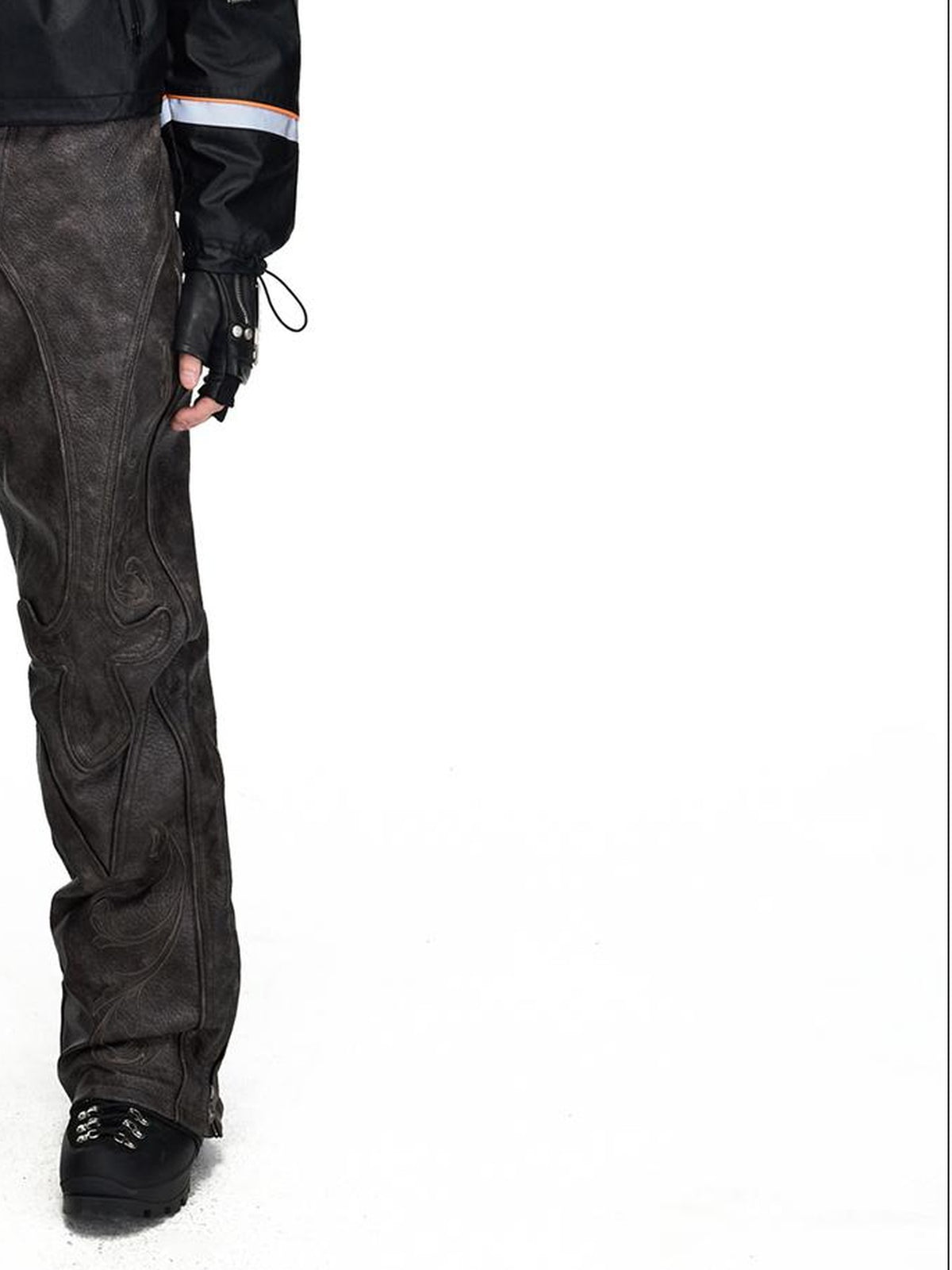 PEOPLESENSE Reflective Techwear Loose Drop Shoulder Women&