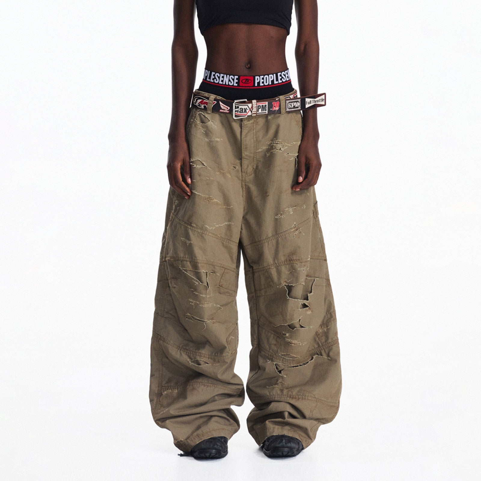 PEOPLESENSE_Vintage_Distressed_Loose_Cargo_Workwear_Mid_Rise_Khaki_Cotton_Pants_MISSTT