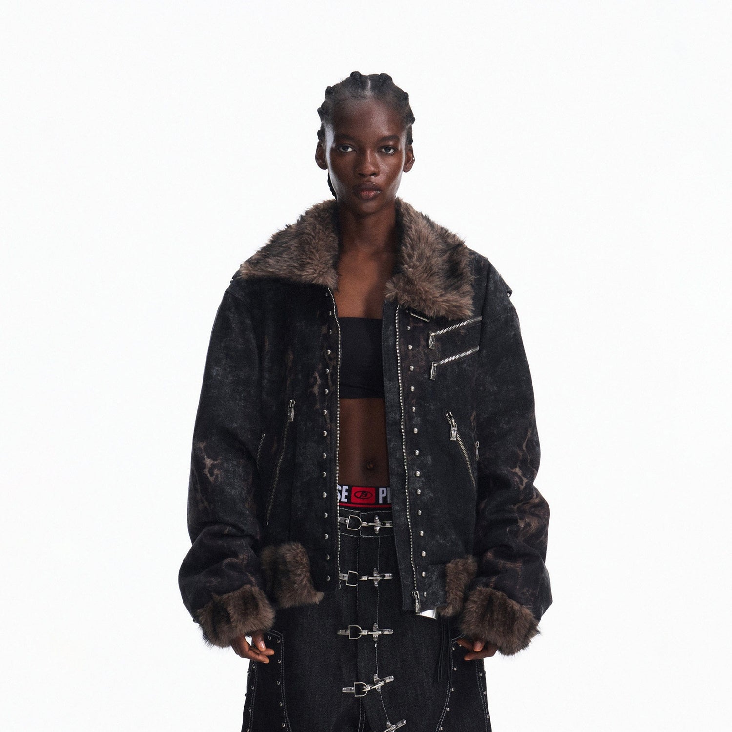 PEOPLESENSE_Warm_Leopard_Print_Fur_Collar_Loose_Fit_Unisex_Outdoor_Washed_Blue_Zip_Jacket_MISSTT