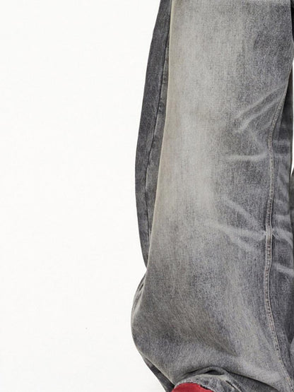 PEOPLESENSE Washed Gray Distressed Mid Rise Women&