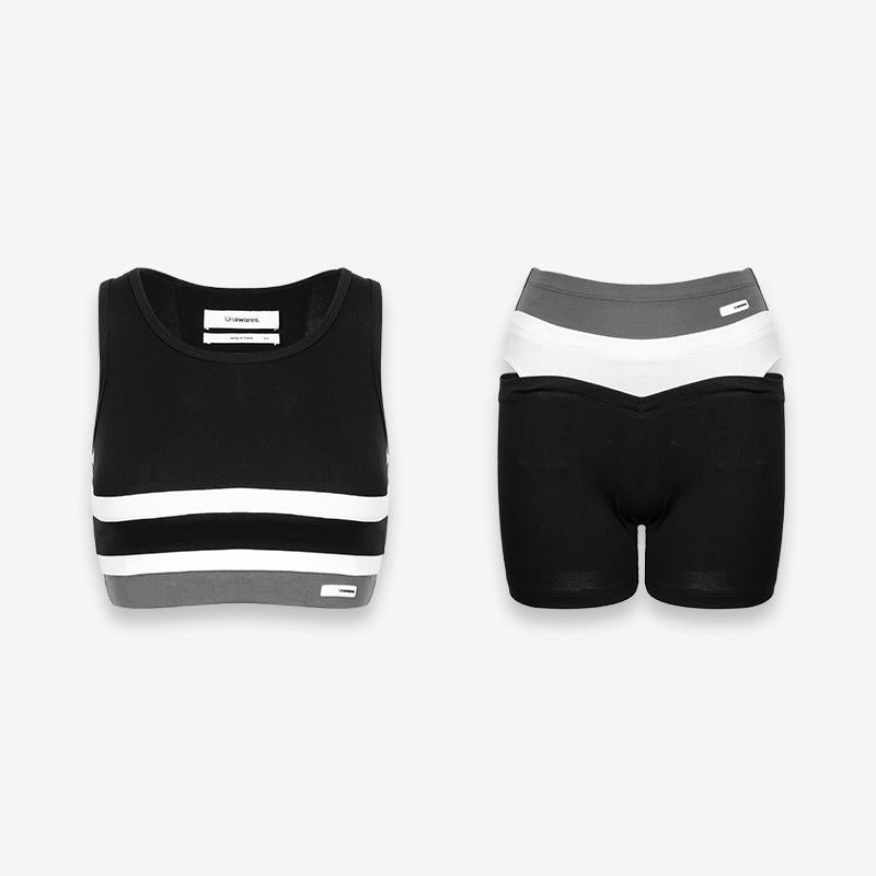 Patchwork Sportswear Set