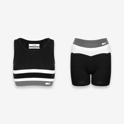 Patchwork Sportswear Set