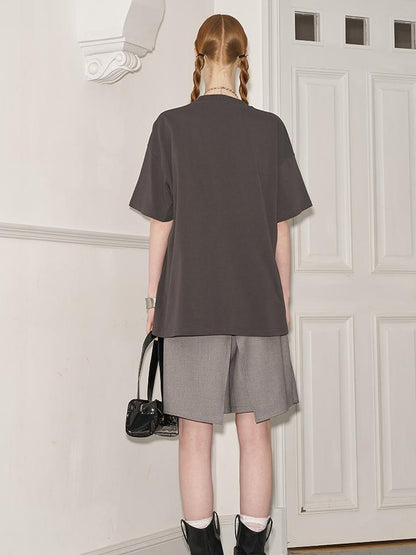 DIDDI MODA Pearl Dragon Print Cotton Tee