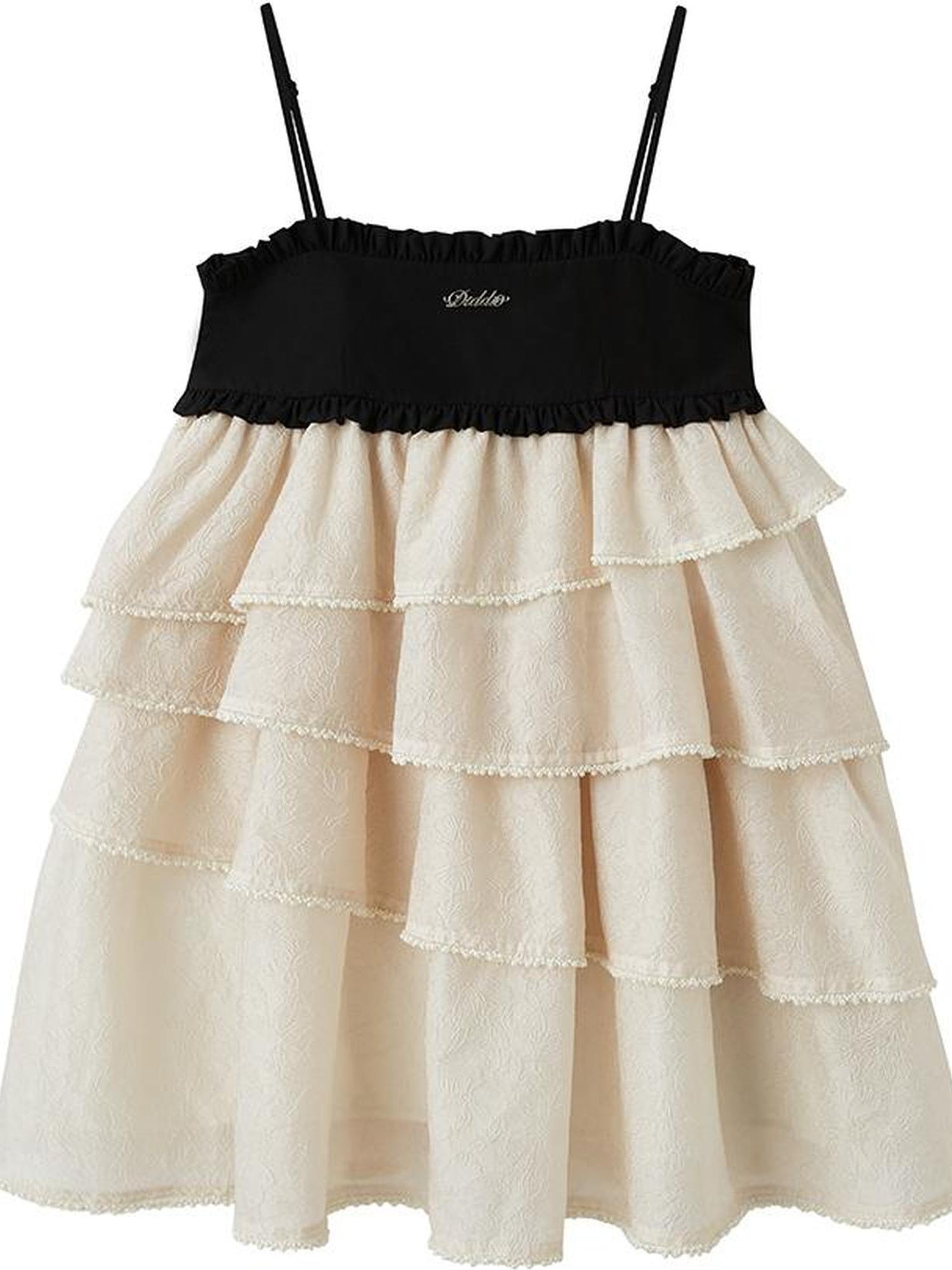 DIDDI MODA Pearl Tiered Mini Dress