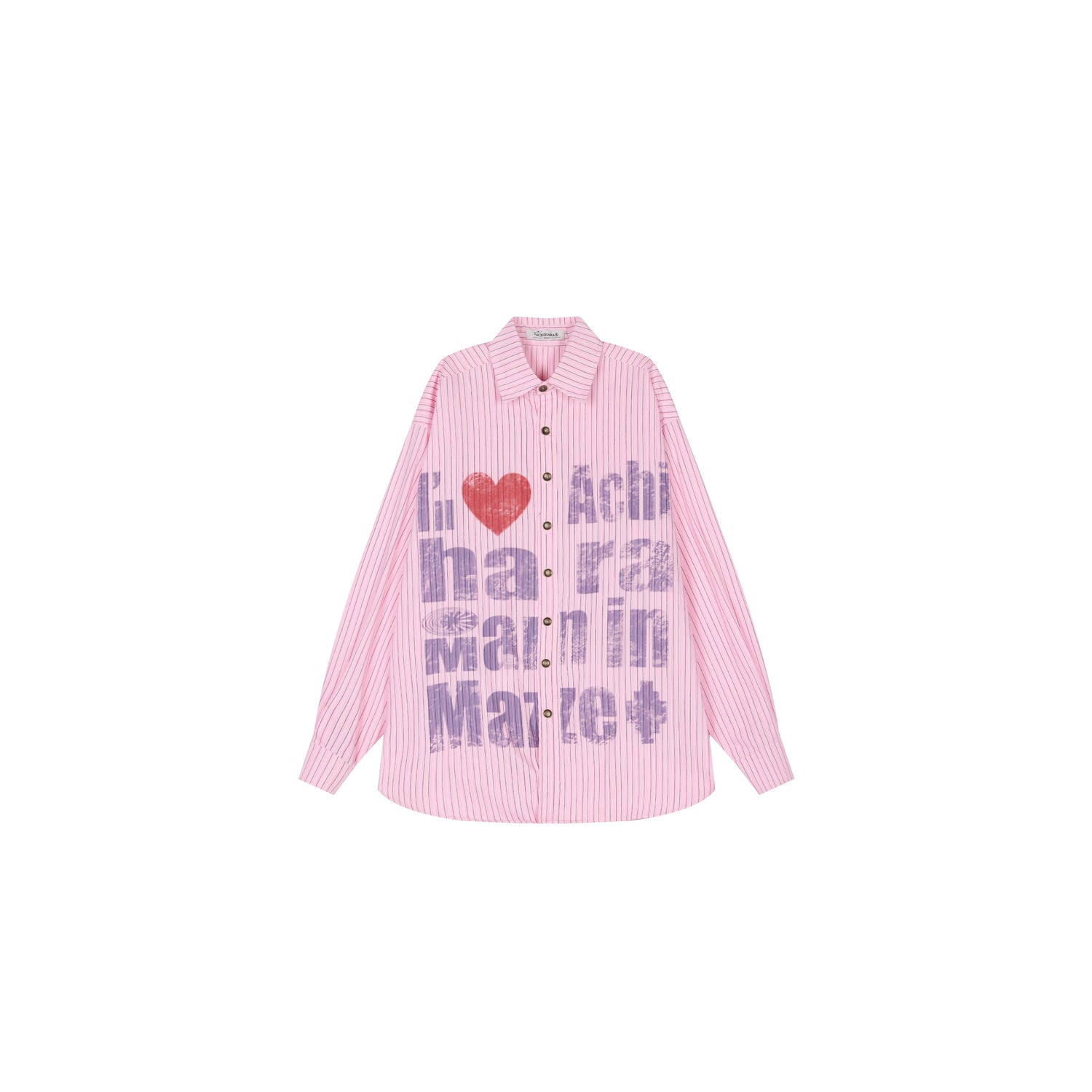 Achihara Cotton Stripes Floral Print Women&