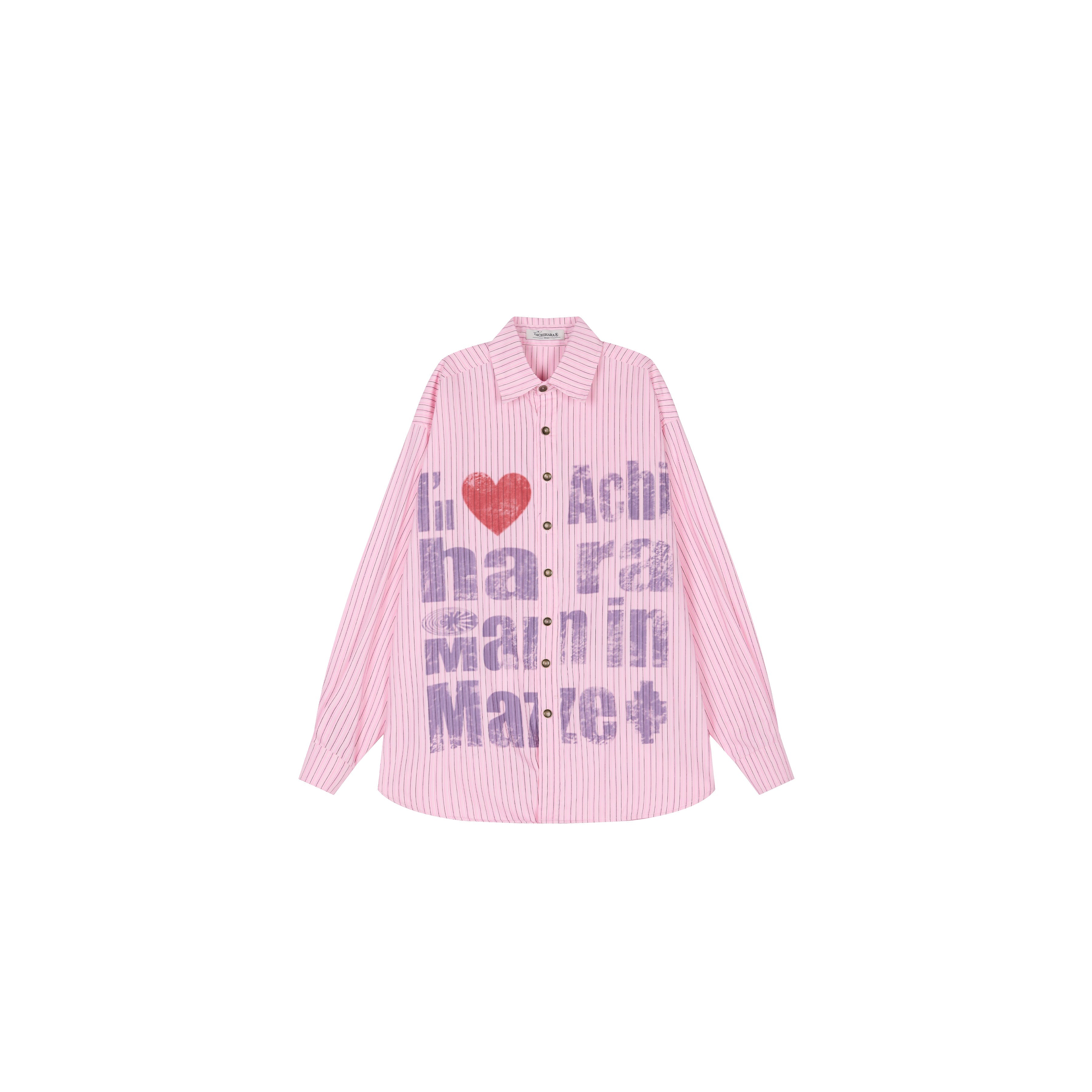 Achihara Cotton Stripes Floral Print Women&