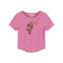 Achihara Sunset Duo Sleeveless Crop Tee